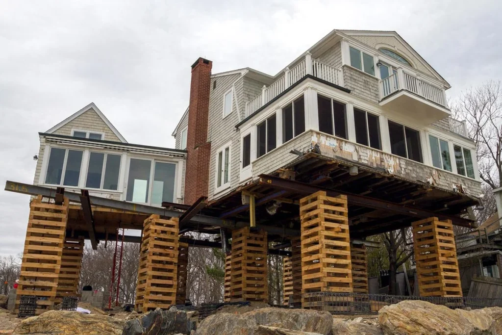 Elevated Pilings Or Stillts Foundation Repair New Albany In