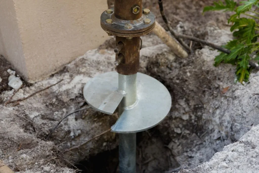 Helical Pier Installation New Albany In