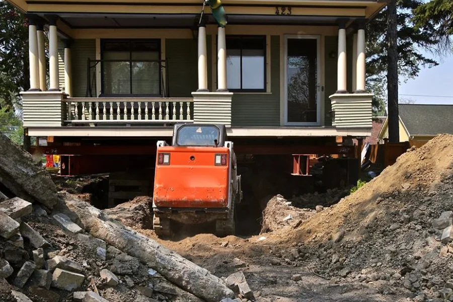 House Raising Or Lifting New Albany In