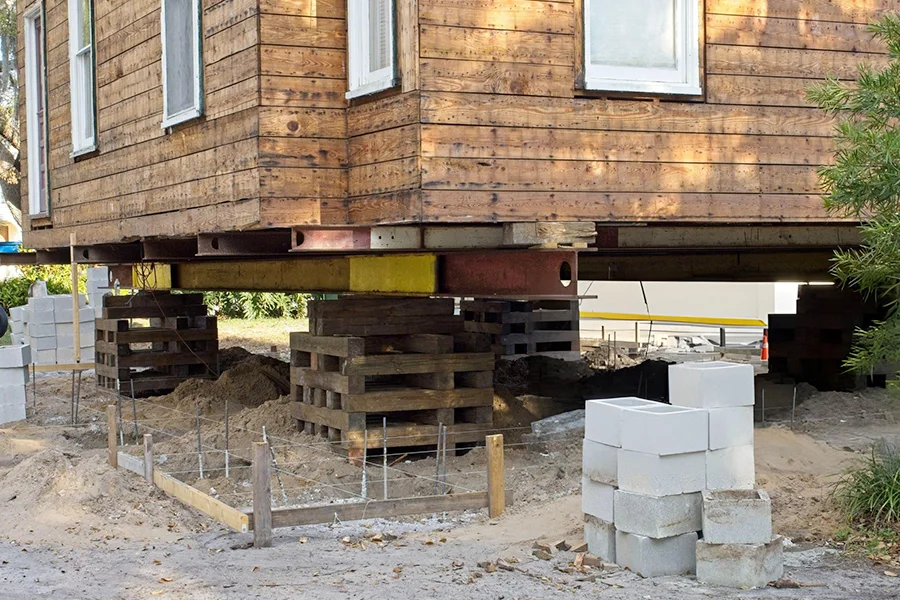 House Raising Or Lifting New Albany In